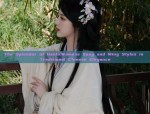 Embracing the Elegance of Traditional Chinese Dress with Waisted Belt and Ornamented Waistband