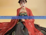 The Enchantment of Ebony Green Hanfu Fabric