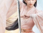 A Glimpse into the Elegance of Pink Toast-Wearing Cheongsam
