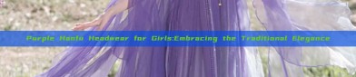 Purple Hanfu Headwear for Girls:Embracing the Traditional Elegance