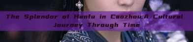 The Splendor of Hanfu in Caozhou:A Cultural Journey Through Time