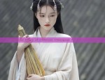 The Elegance of a Hanfu Scarf-Wrapped Woman