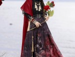 Starry Sky Deer:The Enchantment of Hanfu Fashion with a Cosmic Touch