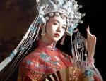Miniature Figures Embracing the New Chinese Style Cheongsam for Autumn-Winter