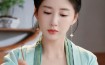 The Enchanting Beauty of Princess Yaoyao in Her Hanfu Accessories and Deer-Blessed Splendor