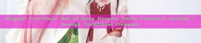Original Five-Piece Set of Song Dynasty Hanfu Fashion:A Journey Through Traditional Elegance