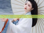 The Elegance of Waist-Grazing Hanfu Corseted at the Hips