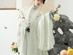 Traditional Chinese Style Horseface Skirt Set for Plus-Size Women