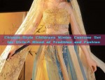 Chinese-Style Childrens Winter Costume Set for Girls:A Blend of Tradition and Fashion