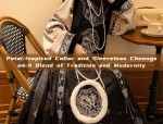 Luxurious Horseface Skirt Ensemble A Statement of Elegance