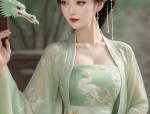 The Elegance of Long Cheongsam Women
