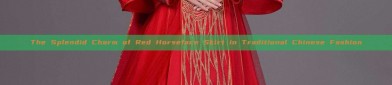 The Splendid Charm of Red Horseface Skirt in Traditional Chinese Fashion