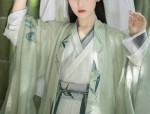 Traditional Chinese Womens Fashion:The Charm of Tang-Style Horseface Skirt with Chinese Elements
