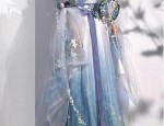 Winter Collection of Red Hanfu Costumes for Little Girls