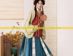 A Little Girl in a Splendid Hanfu Costume:An Ancient Fairy Tale of Beauty and Grace