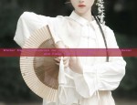 Winter Hair Accessories for Little Girls:Traditional Hanfu Headwear and False Hair Extensions