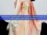 Summer Coolness in a Girls Hanfu Ice Silk,Light and Refreshing