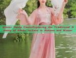 Ethereal Beauty of Hanfu in the Gardens Dreamlike Encounter with the Splendid Jade Flower
