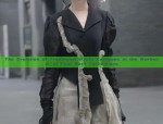 Original Hanfu Womens Jin-Style Cross-Laced Waisted Skirt with Qiqiao Ru-Qun