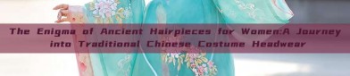 The Enigma of Ancient Hairpieces for Women:A Journey into Traditional Chinese Costume Headwear