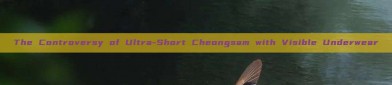 The Controversy of Ultra-Short Cheongsam with Visible Underwear