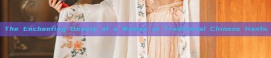 The Enchanting Beauty of a Woman in Traditional Chinese Hanfu