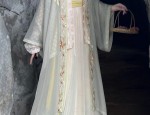 Traditional Chinese Style Ma-Faced Skirt with Elastic Waist for Children