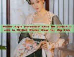 Chinese-Style Childrens Winter Costume Set for Girls:A Blend of Tradition and Fashion