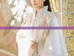 Little Girls Summer Hanfu Two-Piece Set Cotton and Linen