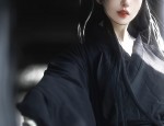 The Dominating Presence of a Traditional Hanfu Student in Ancient Attire