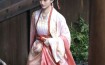 Short-Style Golden Silk Qipao with Cheongsam Charm