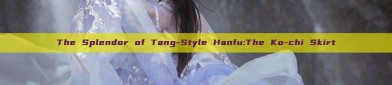 The Splendor of Tang-Style Hanfu:The Ko-chi Skirt