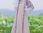 Adult Womens Traditional Chinese New Year Celebration Hanfu Costume)for Autumn-Winter Seasons
