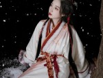 Winter in the Zuo Mu Forest:Exploring the Traditional Beauty of Hanfu in a Cold Winters Embrace