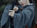 Denim Qipao Two-Piece Suit:Fashion Fusion of Traditional and Modern