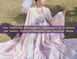 The Powerful Elementary Schoolgirl in Traditional Hanfu Attire:A Glimpse into Ancient Style