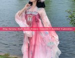 The Enchantment of a Deep Blue Hanfu Jacket