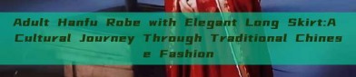 Adult Hanfu Robe with Elegant Long Skirt:A Cultural Journey Through Traditional Chinese Fashion