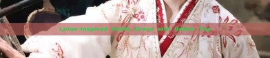 Lotus-Inspired Hanfu Dress with Halter Top