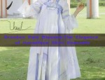 Drunken Rain Blossom:The Elegance of Horseface Skirt Ensemble