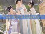 Embracing Elegance:The Miniature Figure in a Modern Qipao with a High-End Touch