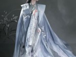 Chahanfu Style Aircraft-Inspired Snowfall Chiffon Blouse