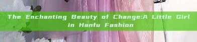 The Enchanting Beauty of Change:A Little Girl in Hanfu Fashion