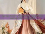 Winter Warmth in Traditional Hanfu with Cotton Overcoat