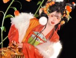Autumn Fashion for Women in Hanfu Traditional Chinese Clothing