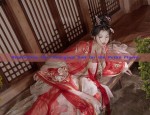 Summer Long-sleeved Hanfu Costumes for Little Girls