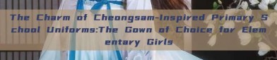 The Charm of Cheongsam-Inspired Primary School Uniforms:The Gown of Choice for Elementary Girls