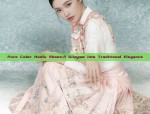 Pure Color Hanfu Shoes:A Glimpse into Traditional Elegance
