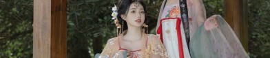 Elegance of the Ancient汉服女装，历史的韵味与现代的风采
