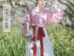 Winter Blue Hanfu Costumes for Girls:A Traditional Elegance